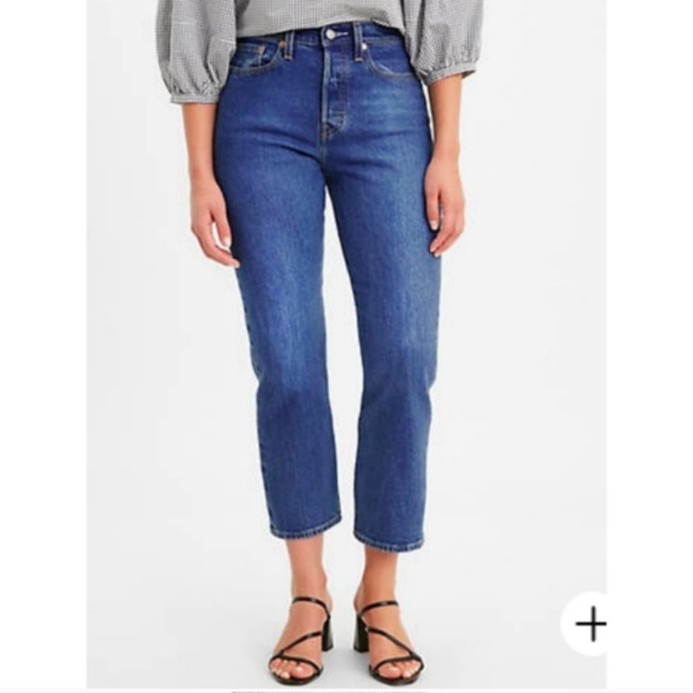 Levi's Wedgie Fit Button Fly Straight Leg Jeans 30